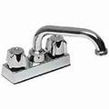 Doba-Bnt Laundry Tray Faucet 2 Handle - 4 In., Chrome SA111017